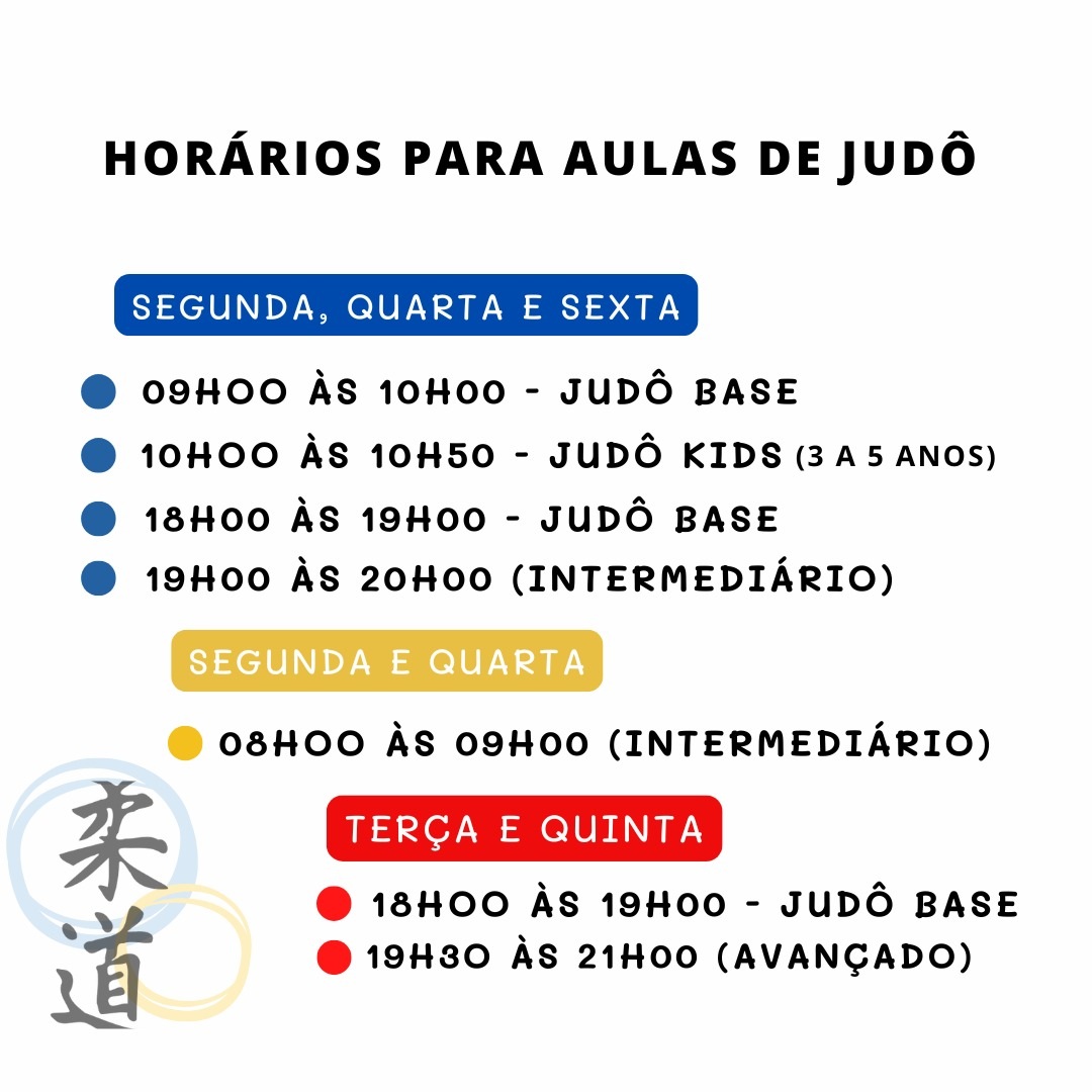 Horário Judô