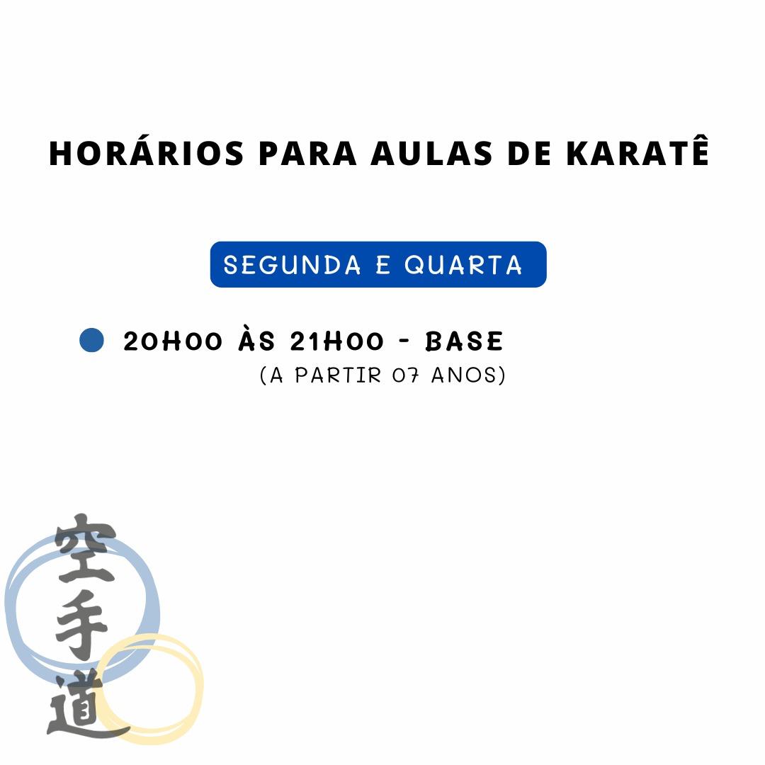 Horário Karatê